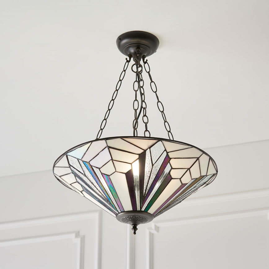 Endon 63936 - Candeeiro suspenso ASTORIA 3xE27/60W/230V diâmetro 48 cm
