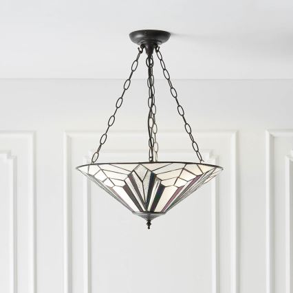 Endon 63936 - Candeeiro suspenso ASTORIA 3xE27/60W/230V diâmetro 48 cm