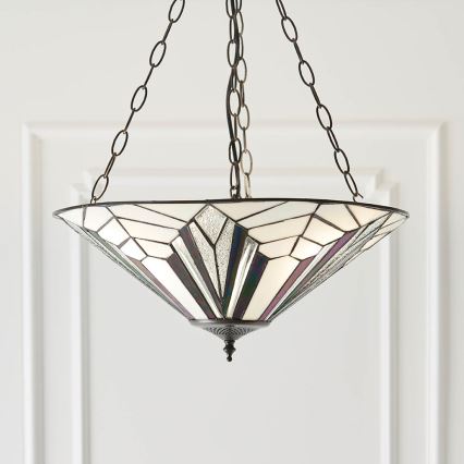 Endon 63936 - Candeeiro suspenso ASTORIA 3xE27/60W/230V diâmetro 48 cm