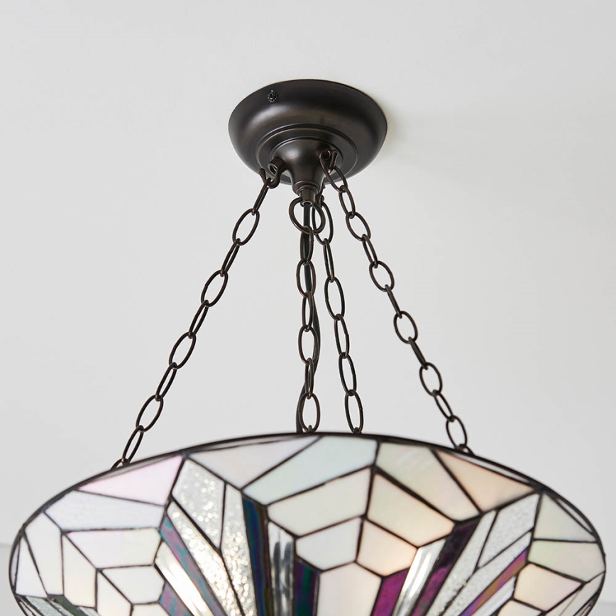 Endon 63936 - Candeeiro suspenso ASTORIA 3xE27/60W/230V diâmetro 48 cm