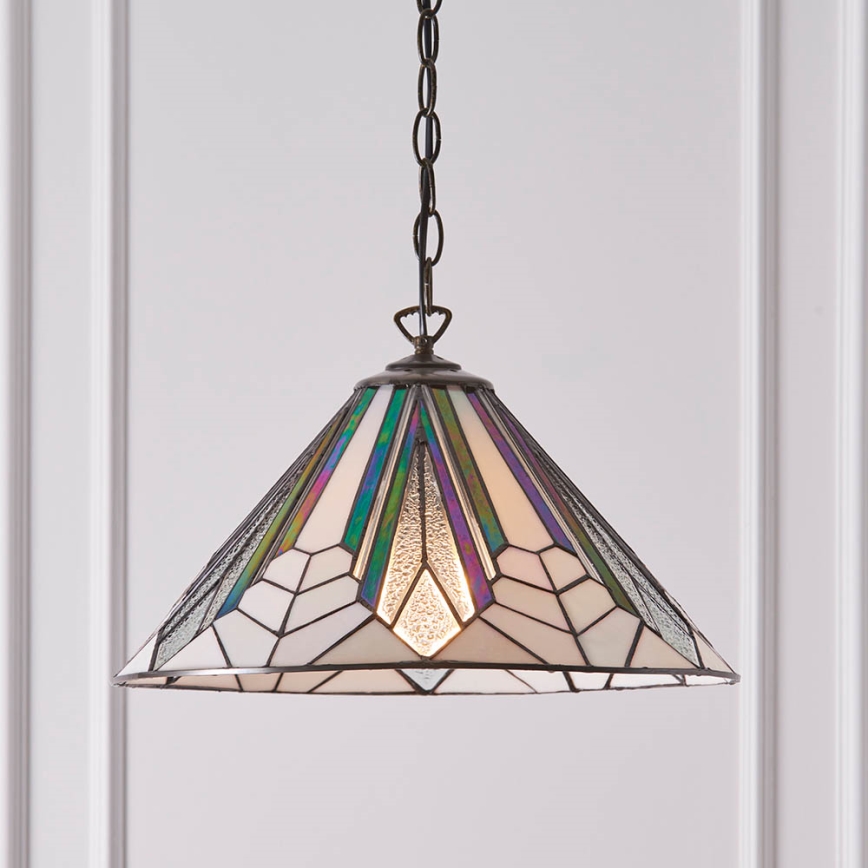 Endon 63937 - Candeeiro suspenso ASTORIA 1xE27/60W/230V diâmetro 40 cm