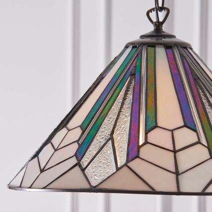 Endon 63937 - Candeeiro suspenso ASTORIA 1xE27/60W/230V diâmetro 40 cm