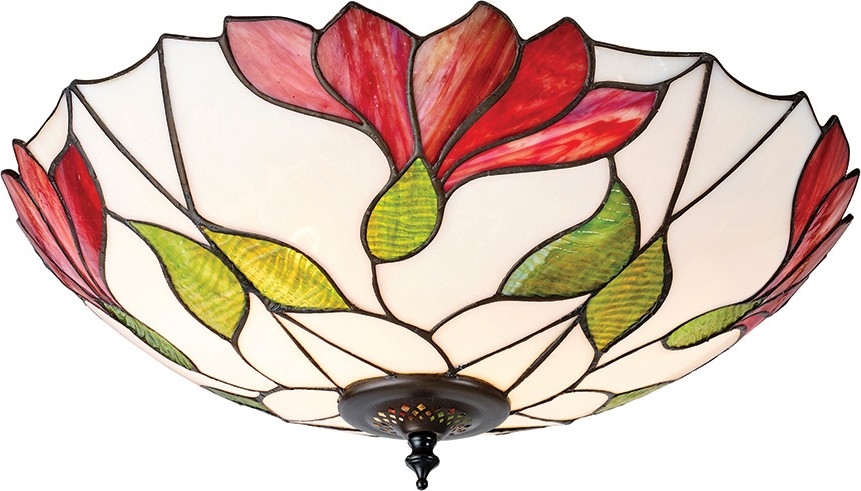 Endon 63960 - Candeeiro de tecto BOTANICA 2xE27/60W/230V, diâmetro 45 cm