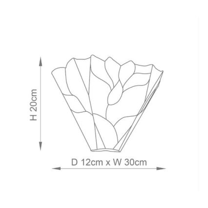 Endon 63964 - Iluminação de parede BOTANICA 1xE14/40W/230V