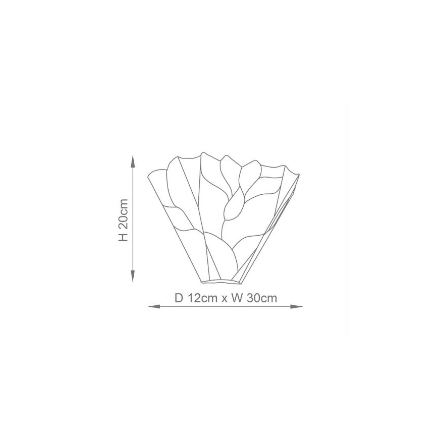 Endon 63964 - Iluminação de parede BOTANICA 1xE14/40W/230V