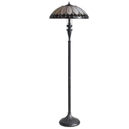 Endon 63972 - Candeeiro de pé BROOKLYN 2xE27/60W/230V diâmetro 50 cm