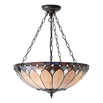 Endon 63976 - Lustre suspenso com corrente BROOKLYN 3xE27/60W/230V diâmetro 50 cm