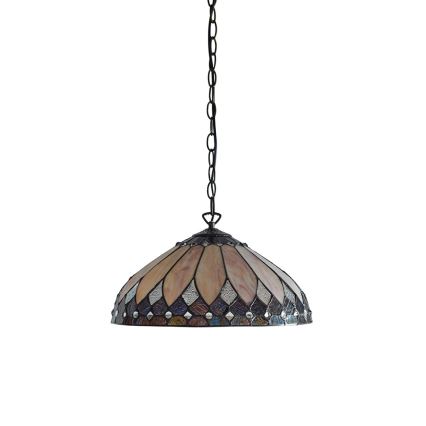 Endon 63977 - Candeeiro suspenso BROOKLYN 1xE27/60W/230V diâmetro 40 cm