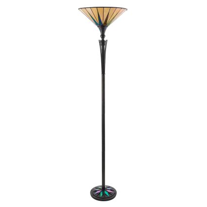 Endon 64042 - Candeeiro de chão DARK STAR 1xE27/60W/230V diâmetro 42 cm