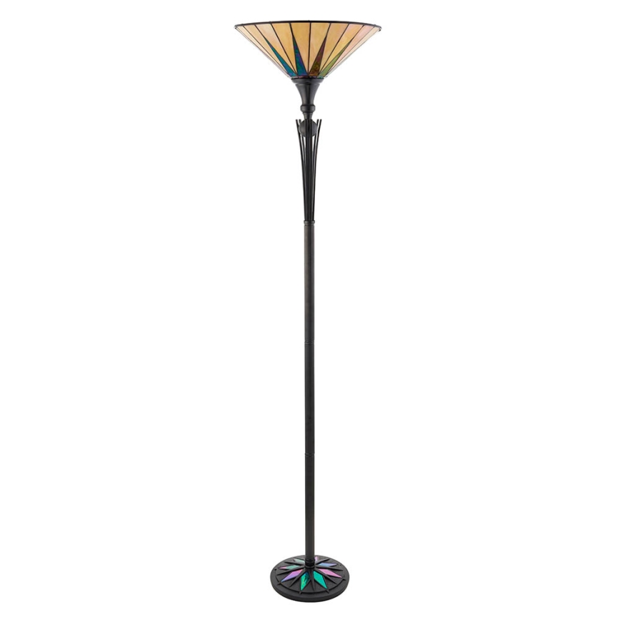 Endon 64042 - Candeeiro de chão DARK STAR 1xE27/60W/230V diâmetro 42 cm