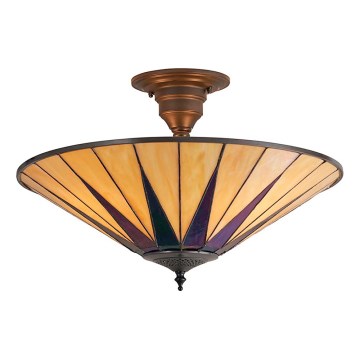 Endon 64043 - Candeeiro integrado DARK STAR 3xE27/60W/230V diâmetro 49 cm