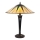 Endon 64045 - Candeeiro de mesa DARK STAR 2xE27/60W/230V diâmetro 49 cm