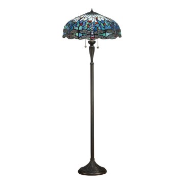 Endon 64069 - Candeeiro de chão LIBÉLULA 2xE27/60W/230V diâmetro 50 cm