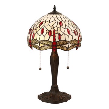 Endon 64086 - Candeeiro de mesa LIBÉLULA 2xE27/60W/230V diâmetro 30 cm
