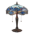 Endon 64089 - Candeeiro de mesa LIBÉLULA 2xE27/60W/230V diâmetro 41 cm