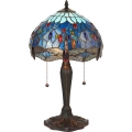 Endon 64090 - Candeeiro de mesa DRAGONFLY 2xE27/60W/230V Ø 30 cm