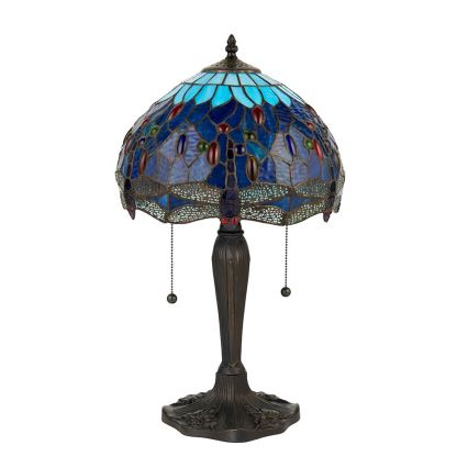 Endon 64090 - Candeeiro de mesa DRAGONFLY 2xE27/60W/230V Ø 30 cm