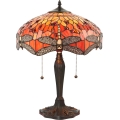 Endon 64093 - Candeeiro de mesa DRAGONFLY 2xE27/60W/230V Ø 41 cm