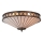 Endon 64145 - Iluminação de teto FARGO 2xE27/60W/230V diâmetro 41,5 cm