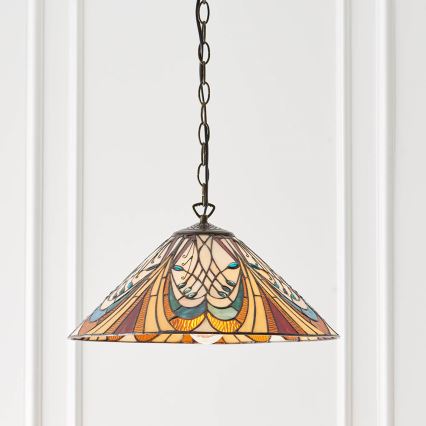 Endon 64162 - Candeeiro suspenso HECTOR 1xE27/60W/230V diâmetro 40 cm