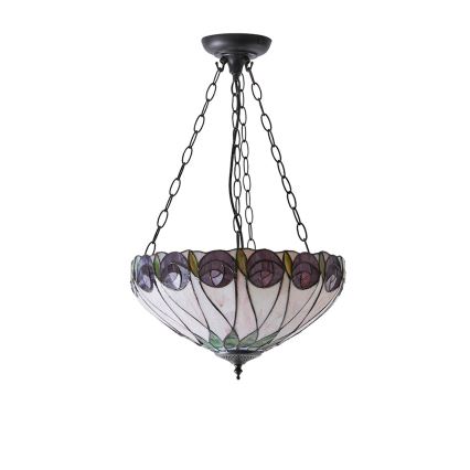 Endon 64175 - Candeeiro suspenso HUTCHINSON 3xE27/60W/230V diâmetro 40 cm