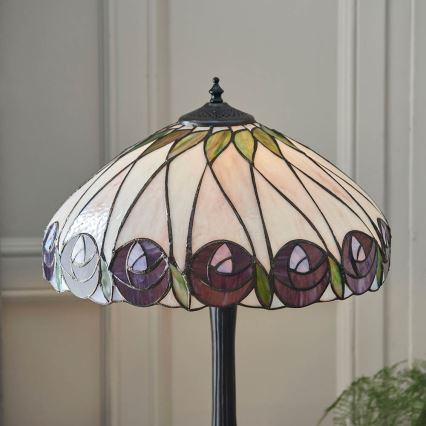 Endon 64177 - Candeeiro de mesa HUTCHINSON 1xE27/60W/230V diâmetro 40 cm