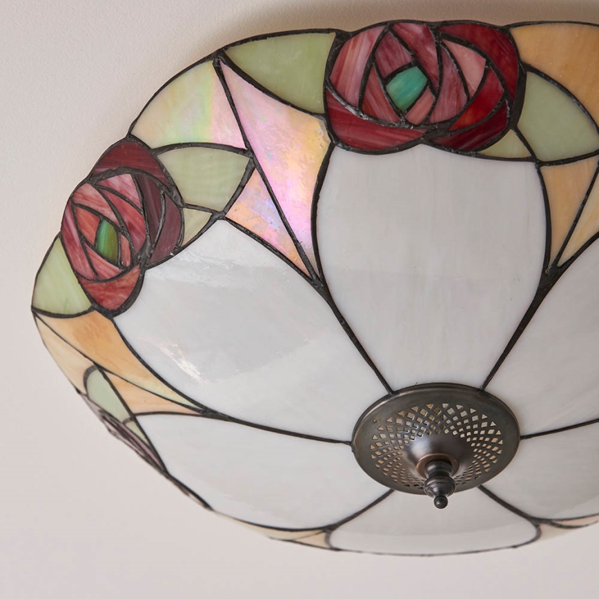 Endon 64182 - Iluminação de teto INGRAM 2xE27/60W/230V diâmetro 45 cm