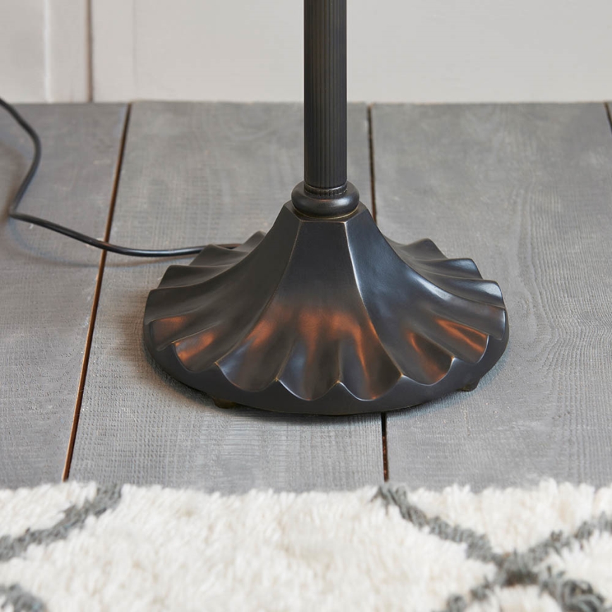 Endon 64192 - Candeeiro de pé JAMELIA 2xE27/60W/230V diâmetro 50 cm