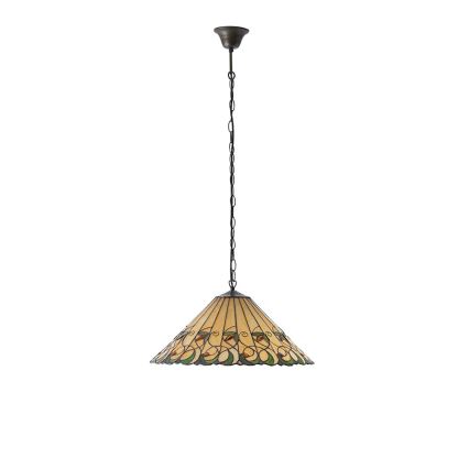 Endon 64194 - Candeeiro suspenso JAMELIA 3xE27/60W/230V diâmetro 50 cm