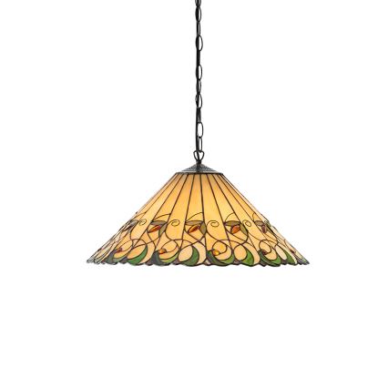 Endon 64194 - Candeeiro suspenso JAMELIA 3xE27/60W/230V diâmetro 50 cm