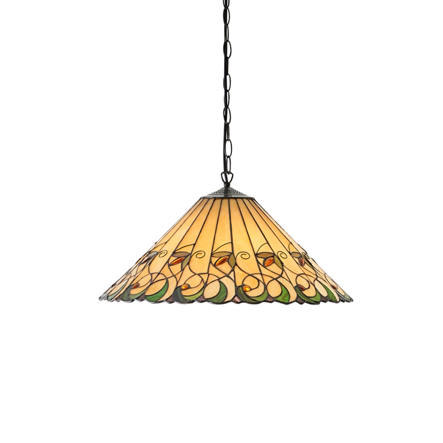 Endon 64194 - Candeeiro suspenso JAMELIA 3xE27/60W/230V diâmetro 50 cm