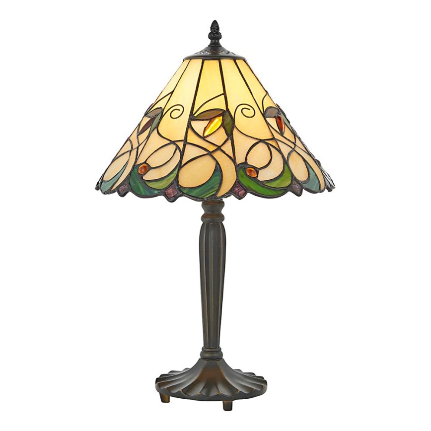 Endon 64195 - Candeeiro de mesa JAMELIA 1xE27/60W/230V Ø 31 cm
