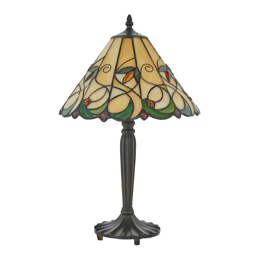 Endon 64195 - Candeeiro de mesa JAMELIA 1xE27/60W/230V Ø 31 cm