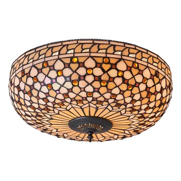 Endon 64276 - Iluminação de teto MILLE FEUX 2xE27/60W/230V diâmetro 45 cm