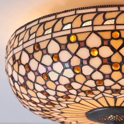 Endon 64276 - Iluminação de teto MILLE FEUX 2xE27/60W/230V diâmetro 45 cm