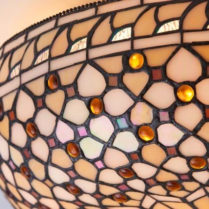 Endon 64276 - Iluminação de teto MILLE FEUX 2xE27/60W/230V diâmetro 45 cm