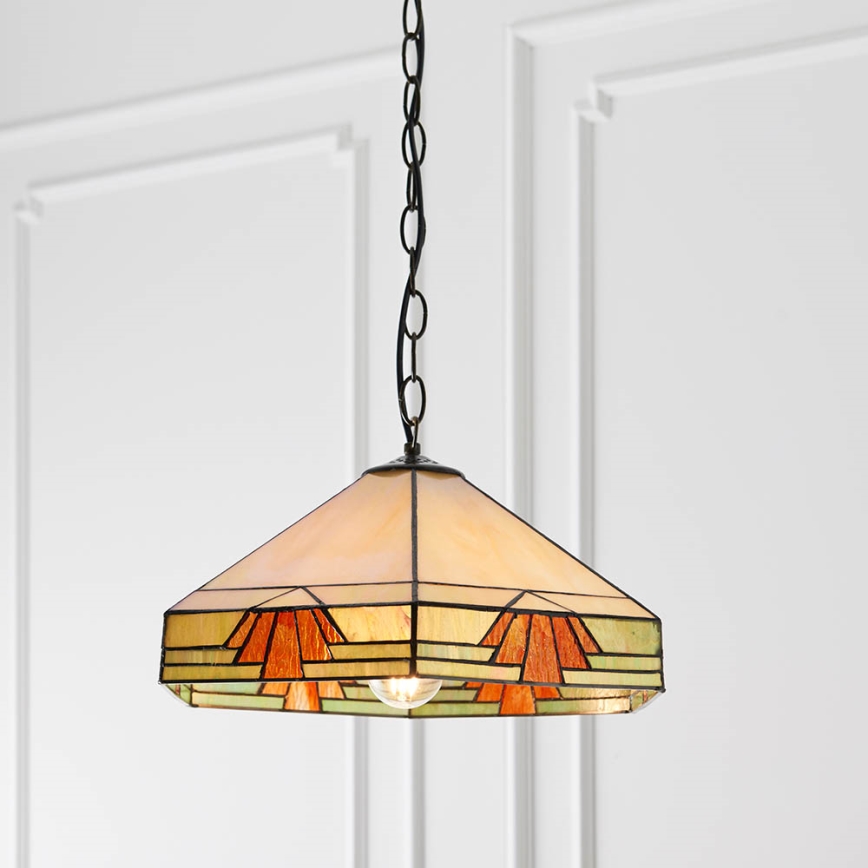 Endon 64285 - Candeeiro suspenso NEVADA 1xE27/60W/230V diâmetro 35 cm