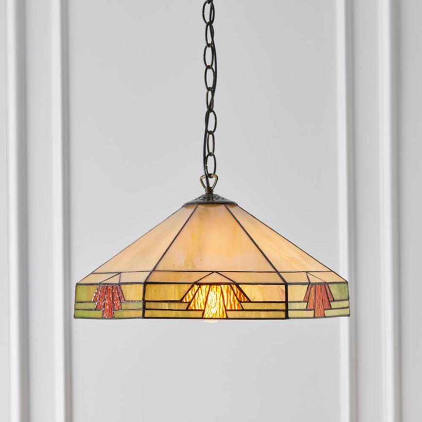 Endon 64285 - Candeeiro suspenso NEVADA 1xE27/60W/230V diâmetro 35 cm