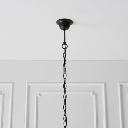Endon 64285 - Candeeiro suspenso NEVADA 1xE27/60W/230V diâmetro 35 cm
