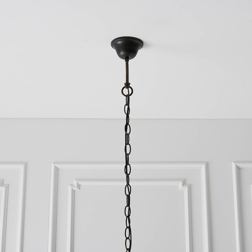 Endon 64285 - Candeeiro suspenso NEVADA 1xE27/60W/230V diâmetro 35 cm