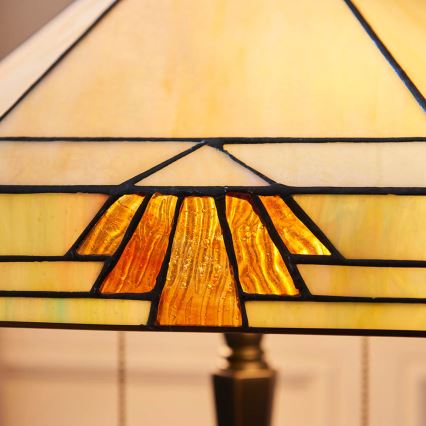Endon 64286 - Candeeiro de mesa NEVADA 2xE27/60W/230V diâmetro 40 cm