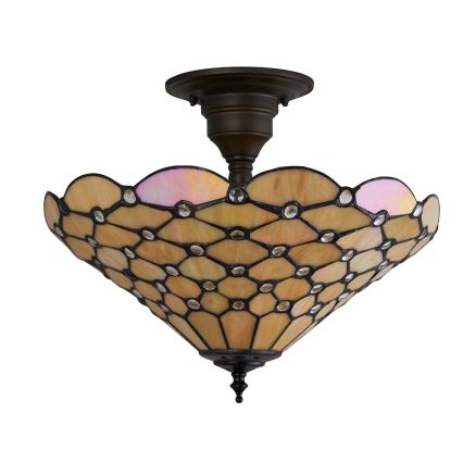 Endon 64300 - Candeeiro integrado PEARL 3xE27/60W/230V diâmetro 37 cm