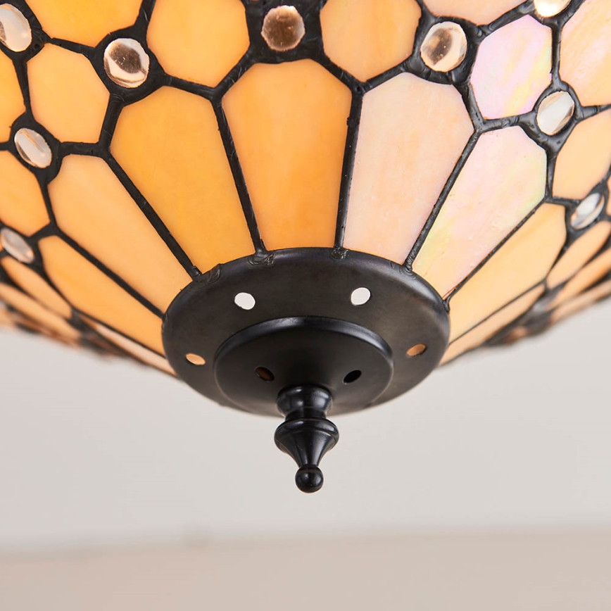 Endon 64300 - Candeeiro integrado PEARL 3xE27/60W/230V diâmetro 37 cm