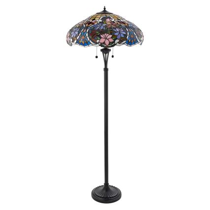 Endon 64323 - Candeeiro de pé SULLIVAN 2xE27/60W/230V Ø 56 cm