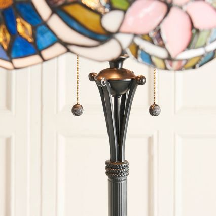 Endon 64323 - Candeeiro de pé SULLIVAN 2xE27/60W/230V Ø 56 cm