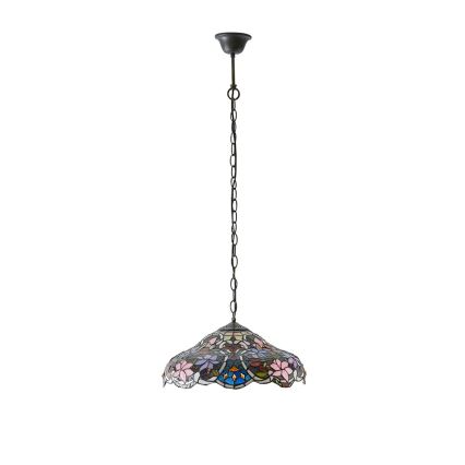 Endon 64325 - Lustre com corrente SULLIVAN 1xE27/60W/230V, diâmetro 40 cm