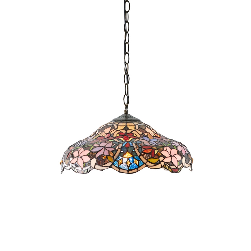 Endon 64325 - Lustre com corrente SULLIVAN 1xE27/60W/230V, diâmetro 40 cm