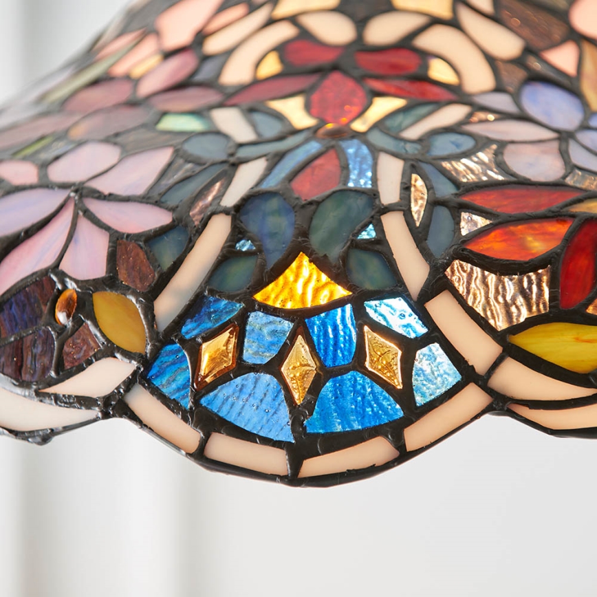 Endon 64325 - Lustre com corrente SULLIVAN 1xE27/60W/230V, diâmetro 40 cm
