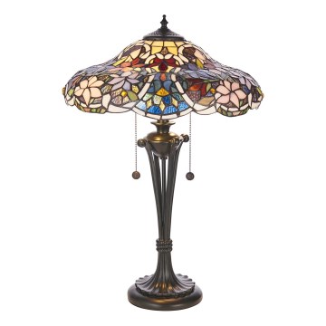 Endon 64326 - Candeeiro de mesa SULLIVAN 2xE27/60W/230V diâmetro 40 cm
