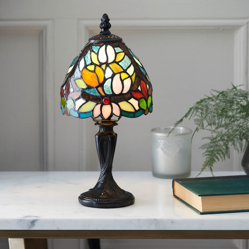 Endon 64331 - Candeeiro de mesa SYLVETTE 1xE14/40W/230V diâmetro 15 cm